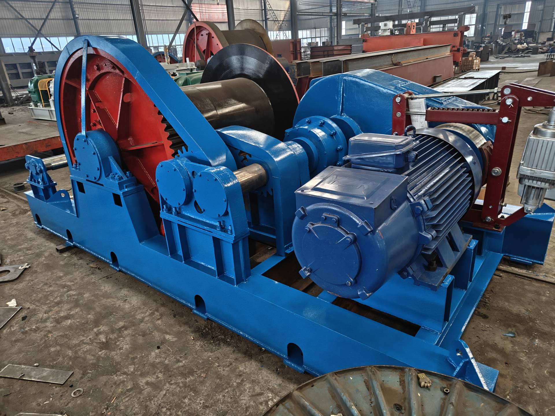50-ton, 500-meter winch was sold to Uruguay