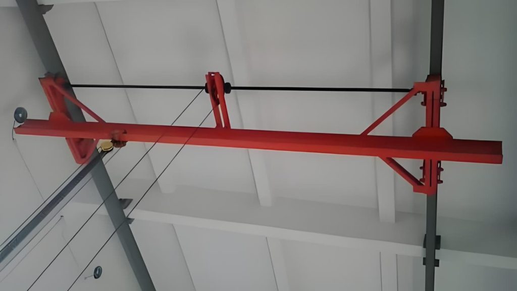 Manual suspension type single-beam bridge crane