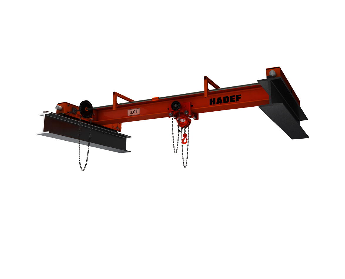 Single Girder Manual Overhead Travelling Crane